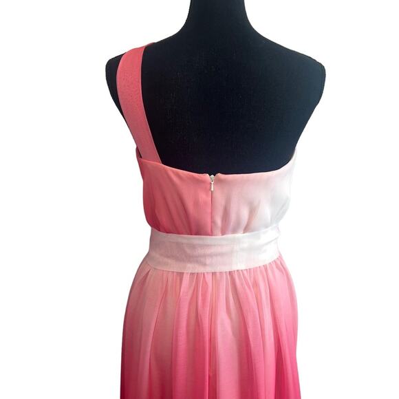 DESSY COLLECTION 2831P SZ 4 Daiquiri Ombre  BRIDESMAID PROM GOWN DRESS - Picture 6 of 9